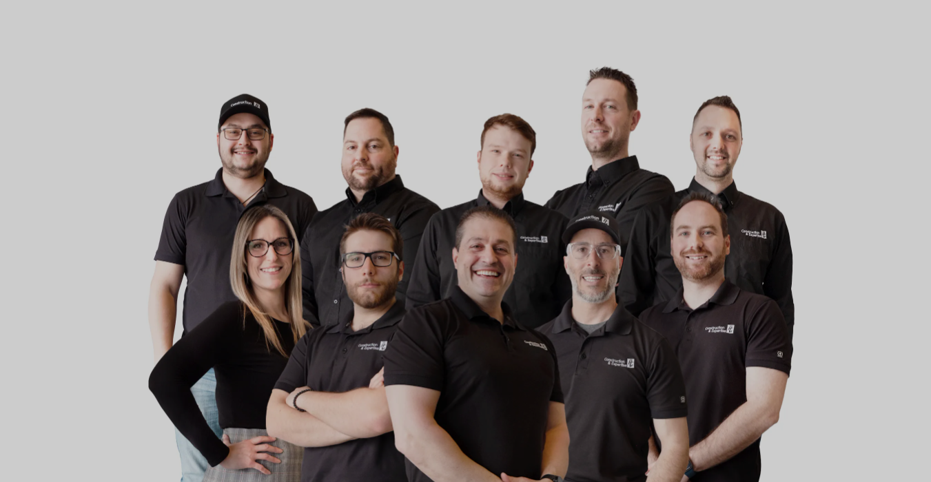 L’équipe de Construction & Expertise PG